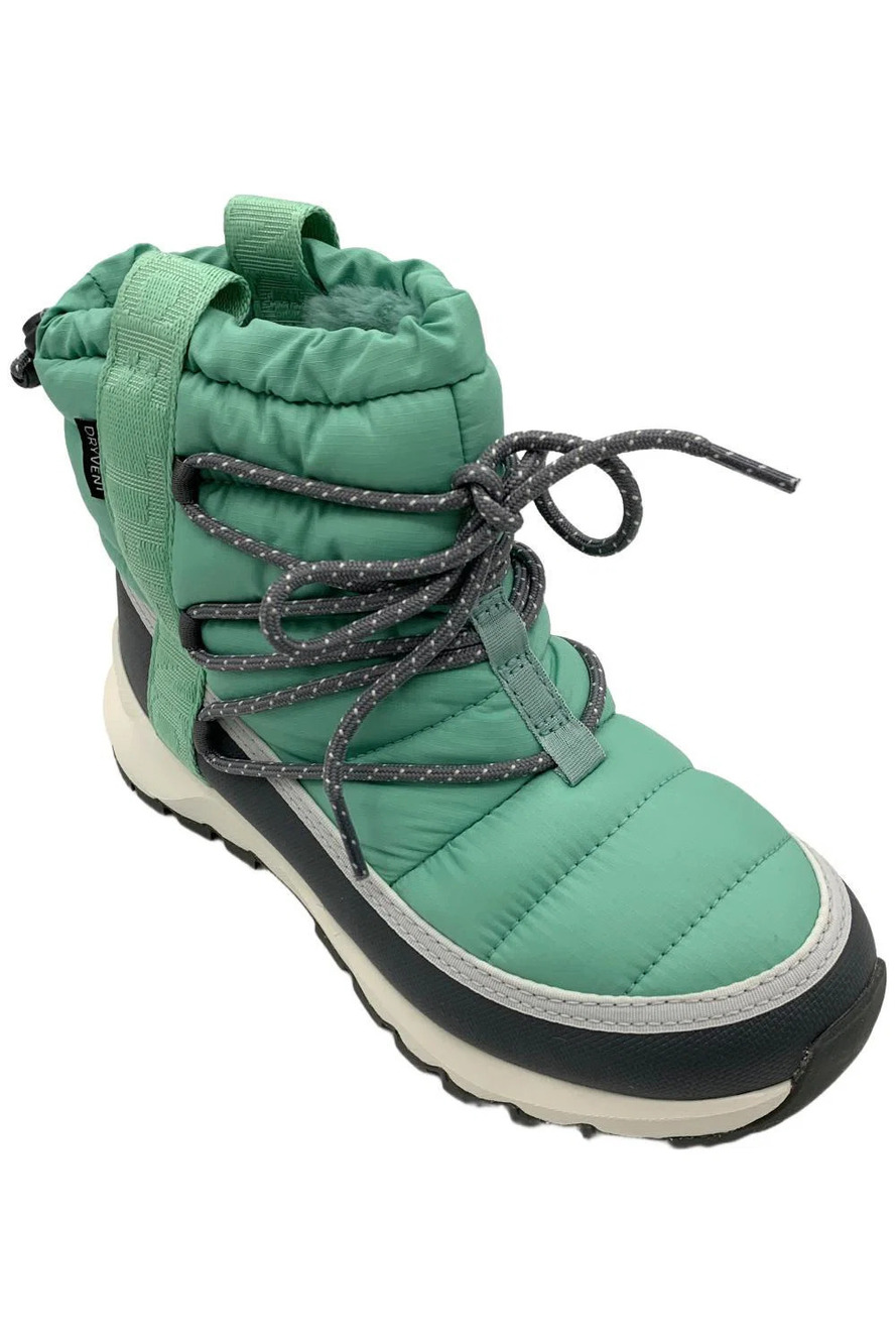 The North Face Women's Thermoball Lace Up Boots Wasabi/Grey - Medium